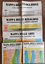 5 mappe panorama (Scienza-Storia-Arti-Religioni-Dell’Evoluzione)