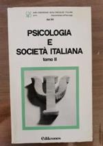 Psicologia e società italiana tomo II