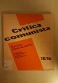 Critica comunista 15/16 - Periodico bimestrale 1982 di sconosciuto