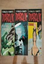 Lotto 3 fumetti Diabolik, il giallo a fumetti