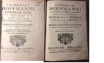 2 opere in unico volume. Opuscula pathologico-practica seu dissertationes selectiores antea diversis temporibus editae, nunc revisae et auctiores. Accedit ejusdem auctoris Medicus politicus 1739, unito Opuscula medica varii argumenti seu dissertation