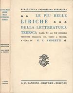 Le più belle liriche della letteratura tedesca dall'XI al XX secolo