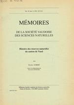 Mémoires de la société vaudoise des sciences naturelles vol.18, fasc.4, anno 1991
