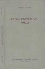 Opera undicesima: Poesie
