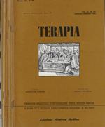 Terapia Vol 54 N. 395, 396, 397, 398, 399, 400 anno 1969 (annata completa)