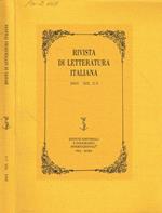 Rivista di letteratura italiana. 2001, XIX 2/3