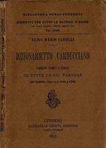 Dizionarietto Carducciano