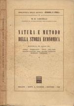 Natura e metodo della storia economica