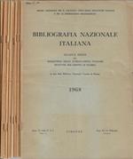 Bibliografia Nazionale Italiana anno 1968 Fasc. I, II, III, IV, V, VI, VII, VIII, IX, X, XI, XII