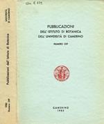 Pubblicazioni dell'Istituto di Botanica dell'università di Camerino