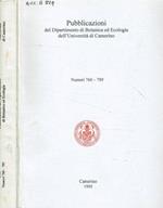Pubblicazioni del Dipartimento di Botanica ed ecologia dell'Università di Camerino
