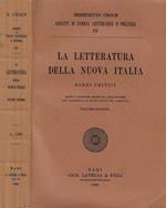 La letteratura della nuova Italia Vol.II