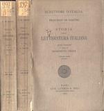 Storia della letteratura italiana Vol. I - II