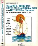 Tematiche e riferimenti critici sui maggiori autori della letteratura italiana dal neo classicismo ai nostri giorni