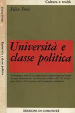 Università e classe politica