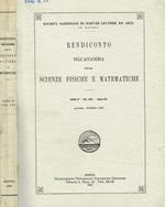 Rendiconto dell'accademia delle scienze fisiche e matematiche serie IV, vol.XXX, anno CIII, gennaio-dicembre 1963