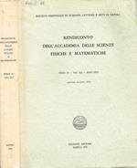 Rendiconto dell'accademia delle scienze fisiche e matematiche serie IV, vol.XLI, anno CXIII, gennaio-dicembre 1974