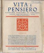 Vita e pensiero anno 1931 n. 6, 9, 11