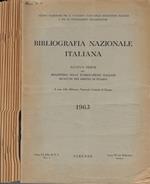 Bibliografia Nazionale Italiana anno 1963 Fasc. I, II, III, IV, V, VI, VII, VIII, IX, X, XI, XII