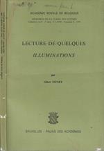 Lecture de quelques illuminations