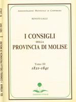 I Consigli della Provincia di Molise tomo III