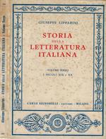 Storia della letteratura Italiana Vol.III