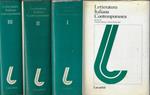Letteratura italiana contemporanea Voll. I, II, III