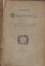 Archivio di statistica anno II fasc. III 1879