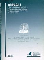 Annali del Museo Civico di storia naturale di Ferrara. N.3, 2000