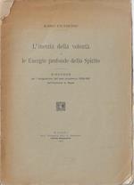 L' inerzia della volontà e le energie profonde dello spirito