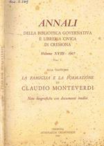 Annali della Biblioteca Governativa e Libreria Civica di Cremona. Volume XVIII: 1967 fascicolo I