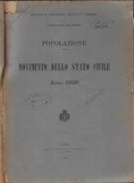 Popolazione movimento dello Stato Civile anno 1899