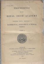 Proceedings of the Royal Irish Academy Volume XXXIV section A part 4