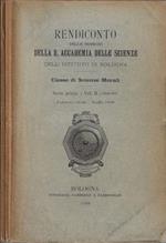 Rendiconto delle sessioni della R. Accademia delle scienze dell'Istituto di Bologna 1909 Vol II Fascicolo I-II serie I