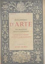 Bollettino d'arte del Ministero della P. Istruzione