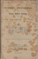 The economic proceedings of the Royal Dublin Society Vol. II N. 6 august 1913
