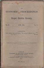The economic proceedings of the Royal Dublin Society Vol. II N. 8, 9 giugno e luglio 1914