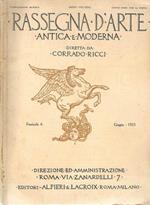 Rassegna d'arte n.6 Giugno 1921