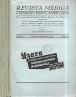 Revista Médica germano-ibero-americana ano XI 1938 N. 1/2, 3/4, 5/6, 7/8, 9/10, 11/12 (Annata completa)