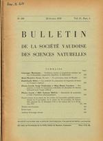 Bulletin de la société Vaudoise des sciences naturelles vol.67 fasc.3, 4, 1959
