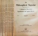 The philosophical magazine Vol 8 N. 85, 86, 87, 88, 89, 90, 91, 92, 94, 95, 96 1963