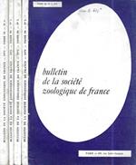 Bulletin de la Societe Zoologique de France N. 1, 2, 3, 4 1971