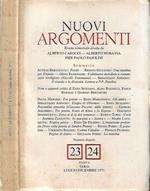 Nuovi Argomenti, nuova serie n. 23 - 24 luglio - dicembre 1971