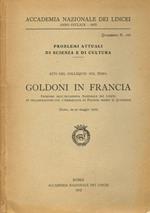Problemi attuali di scienza e di cultura. Goldoni in Francia