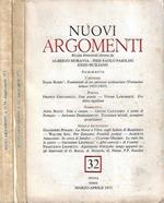 Nuovi Argomenti, nuova serie n. 32 marzo - aprile, n. 33 - 34, maggio - agosto, 1973