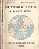 Bollettino di Geodesia e Scienze affini anno 1974 (N. 1 E 2)