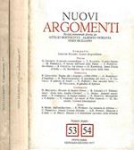 Nuovi Argomenti, nuova serie n. 53 - 54, gennaio - giugno, n. 55, luglio - settembre, 1977