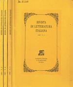 Rivista di letteratura italiana. 1987, V 1, 2, 3