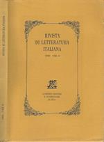 Rivista di letteratura italiana 1990 - VIII, 2