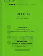 Bulletin de la Société Vaudoise des Sciences Naturelles. Vol.81 fascicule unique, octobre 1992